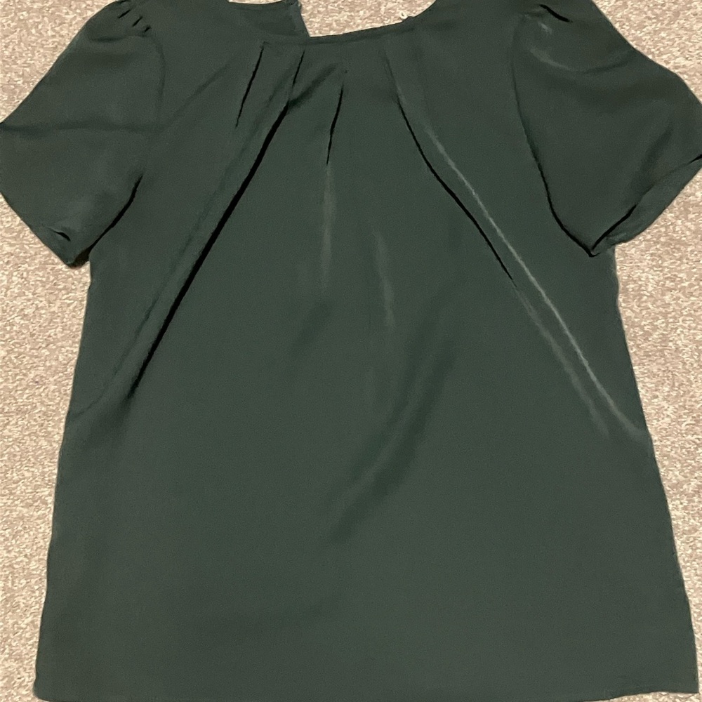 Elegant Dark Green Extra Small Women's Top
